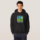 Nantucket Cape Cod Sommerurlaub Alt Hoodie (Vorne ganz)
