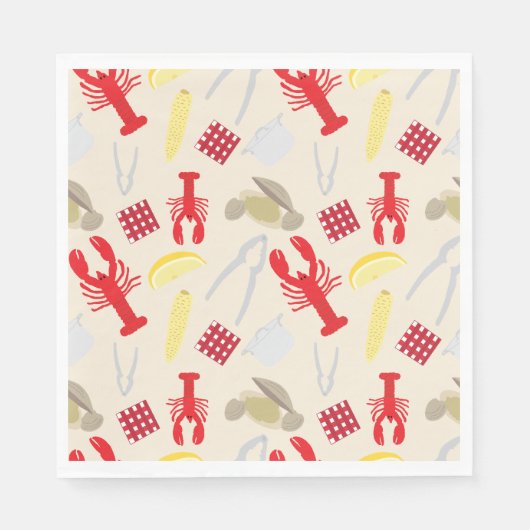 Nantucket Clambake Paper Napkins Serviette (Vorderseite)