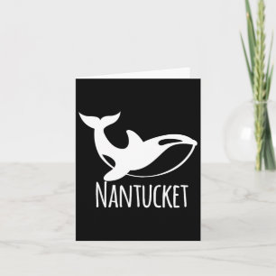 Nantucket Coast Seashore Bootfahren Segelfisch Cu Karte