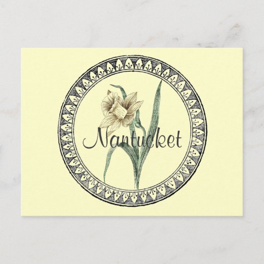 Nantucket Daffodil Parade Postkarte (Vorderseite)