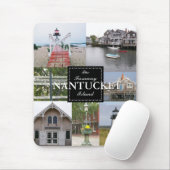 Nantucket die weit entfernte Insel-Collage Mousepad (Mit Mouse)