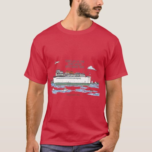 Nantucket-Fähre T-Shirt (Vorderseite)