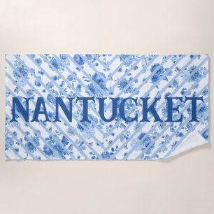 Nantucket Floral Beach Handtuch
