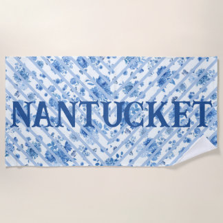 Nantucket Floral Beach Handtuch