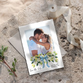 Nantucket Florals Coastal Save-the-Date Einladung