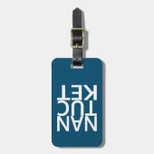 Nantucket Gepäckanhänger (Vorderseite vertikal)