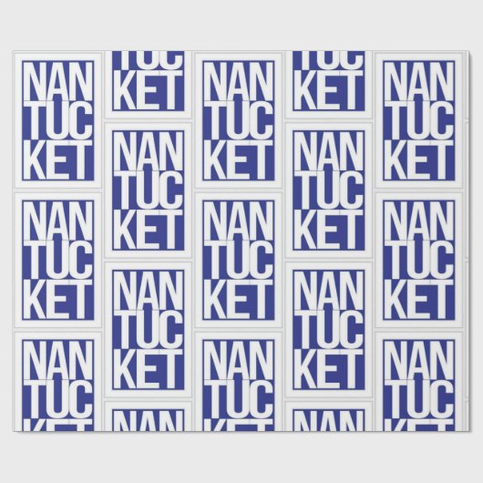 Nantucket Geschenkpapier (Flach)