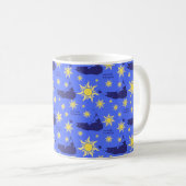 Nantucket Good Vibes in Blue Coffee Tasse (und and (VorderseiteRechts)