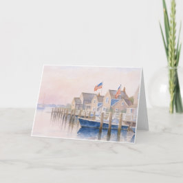 Nantucket Hafen Blanko gefaltet