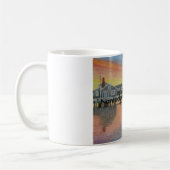 Nantucket Hafen-Sonnenuntergang Kaffeetasse (Links)