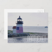 Nantucket Harbour Lighthouse Postcard Postkarte (Vorne/Hinten)