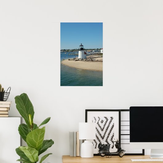 Nantucket Harbour Lighthouse Poster (Heimbüro)