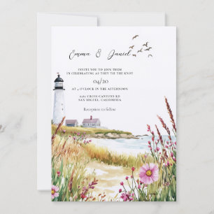 Nantucket Hochzeit Einladung