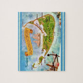 Nantucket Insel 8x10 Karte Puzzle (Vertikal)