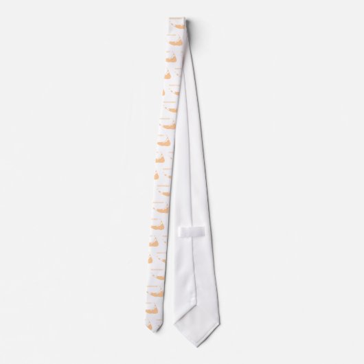 Nantucket Insel im Sand Krawatte (Rückseite)