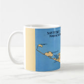 Nantucket Inselkarte Kaffeetasse (Links)