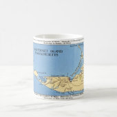 Nantucket Inselkarte Tasse (Mittel)