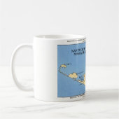 Nantucket Inselkarte Tasse (Links)