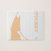 Nantucket Island in Sand Puzzle (Horizontal)