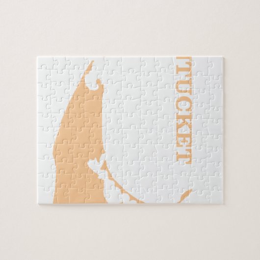 Nantucket Island in Sand Puzzle (Horizontal)