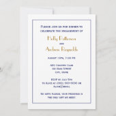 Nantucket Island MA Vintage Karte Navy Blue (Rückseite)