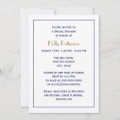 Nantucket Island MA Vintage Karte Navy Blue (Rückseite)