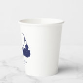 Nantucket Island Wedding Nantucket Navy Pappbecher (Links)
