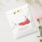Nantucket Island Wedding Nantucket Red Napkins Geschenktütchen (Versiegelt)