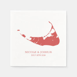 Nantucket Island Wedding Nantucket Red Serviette