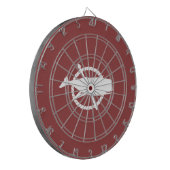 Nantucket Island Whale Flag Dart Board Dartscheibe (Vorderseite Links)