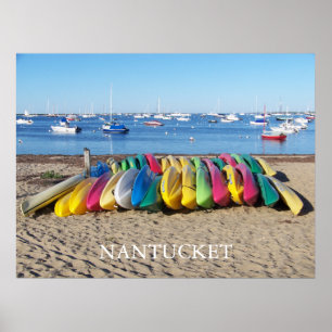 Nantucket Kayaks Plakat