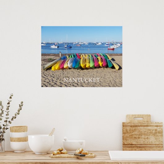 Nantucket Kayaks Poster (Küche)