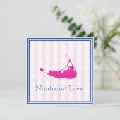Nantucket Liebe Sailor's Bracelet Flat Greeting Ca Karte (Stehend Vorderseite)