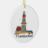 NANTUCKET LIGHTHOUSE KERAMIKORNAMENT (Rechts)