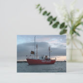 Nantucket Lightship, Edgartown Hafen Postcard Postkarte (Stehend Vorderseite)