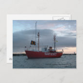 Nantucket Lightship, Edgartown Hafen Postcard Postkarte (Vorne/Hinten)
