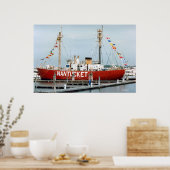 Nantucket Lightship Photo Poster (Küche)