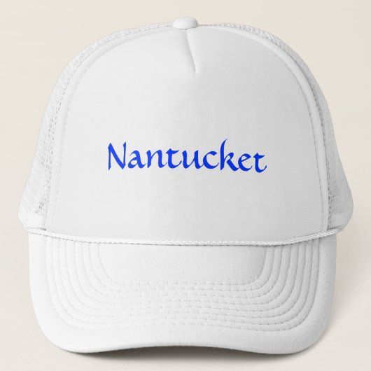 Nantucket, MA Baseball Cap / Trucker Hat Truckerkappe (Vorderseite)