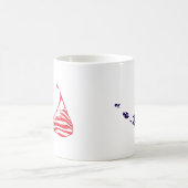 Nantucket MA - Karten-Entwurf Kaffeetasse (Mittel)