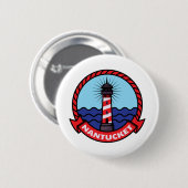 Nantucket Maine Lighthouse Button (Vorne & Hinten)