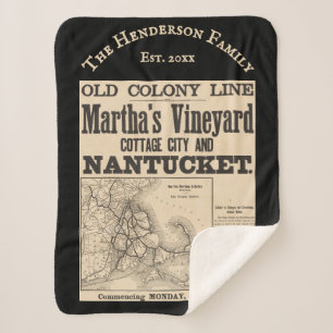 Nantucket Martha's Vineyard 1893 Alte Kolonie RR Sherpadecke