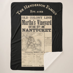 Nantucket Martha's Vineyard 1893 Old Colony RR Sherpadecke