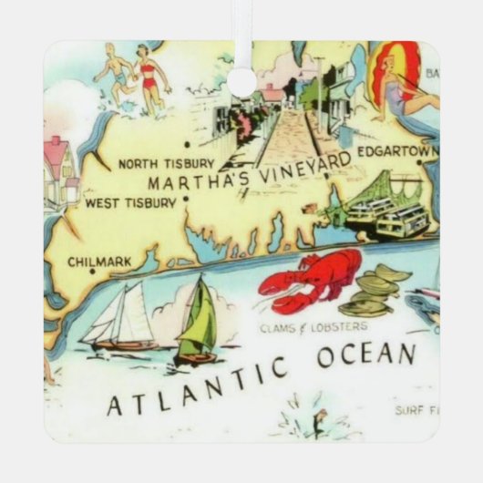 Nantucket Martha's Vineyard Ornament (Rückseite)