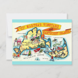 Nantucket Martha's Vineyard Postcard Postkarte