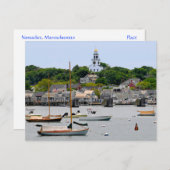 Nantucket Massachusetts, Cape Cod Post Card Postkarte (Vorne/Hinten)