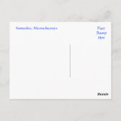 Nantucket Massachusetts, Cape Cod Post Card Postkarte (Rückseite)