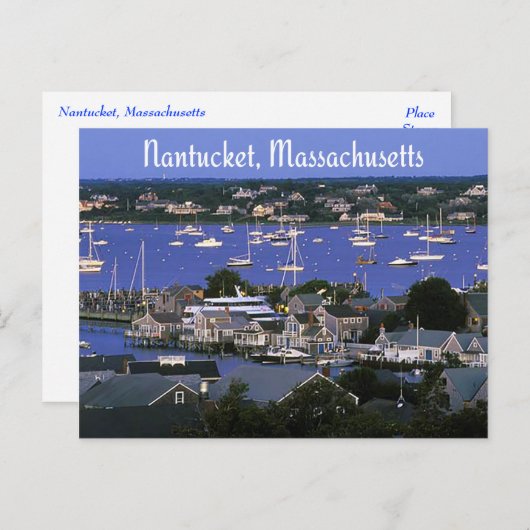 Nantucket Massachusetts Cape Cod Postcard Postkarte (Vorne/Hinten)