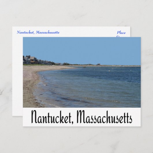 Nantucket, Massachusetts Cape Cod Postkarte (Vorne/Hinten)