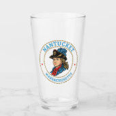 Nantucket Massachusetts Colonial Glas (Vorderseite)