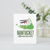 Nantucket Massachusetts Karte (Stehend Vorderseite)